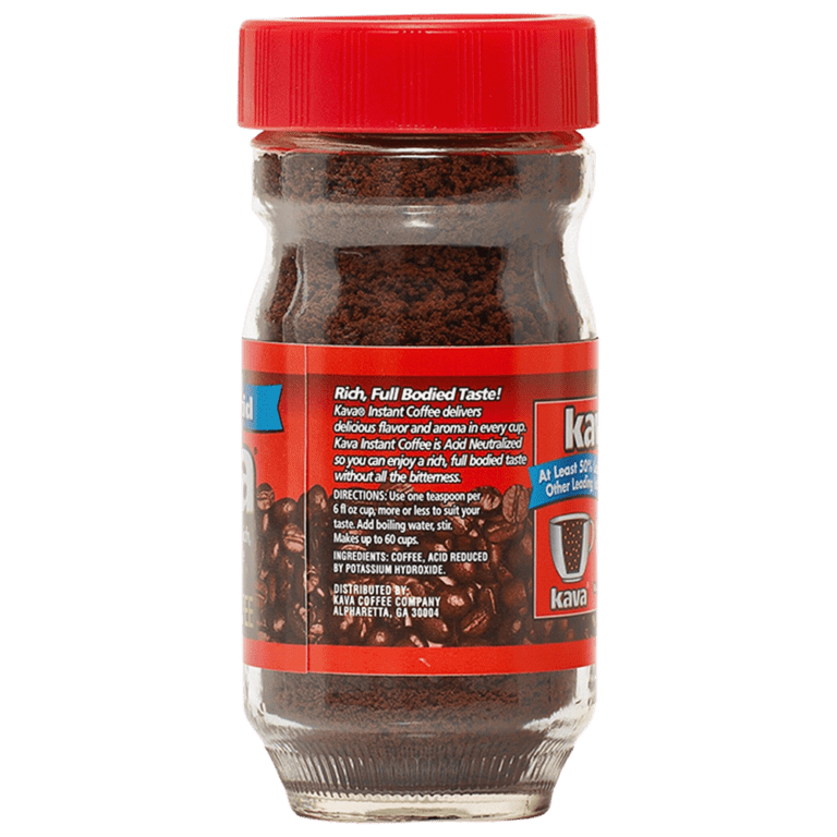 Kava® Reduced Acid Instant Coffee (4 oz) Kava Coffee