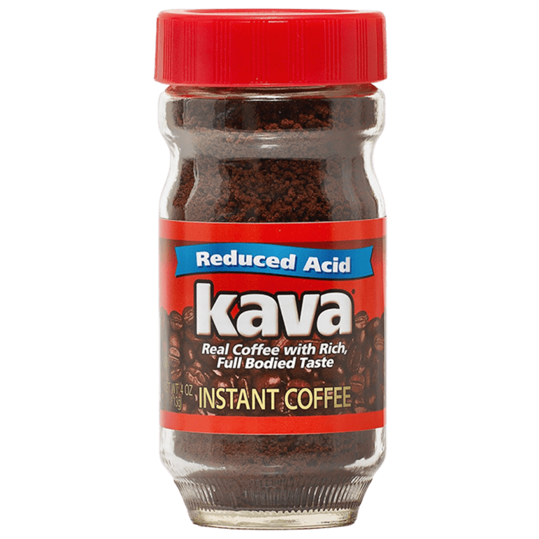 Kava Coffee Low Acid Instant Reduced Acid Jar
