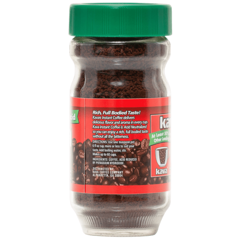 Kava® Decaf Reduced Acid Instant Coffee (4 oz) Kava Coffee